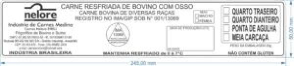 Impressão de rótulo
